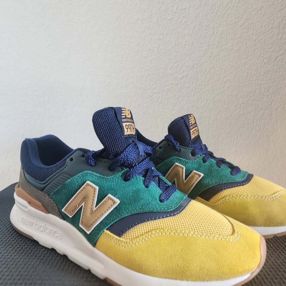 New Balance Men's Athletic Shoes in Yellow, Green, and Blue